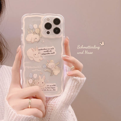 Phone Transparent Case Rabbit