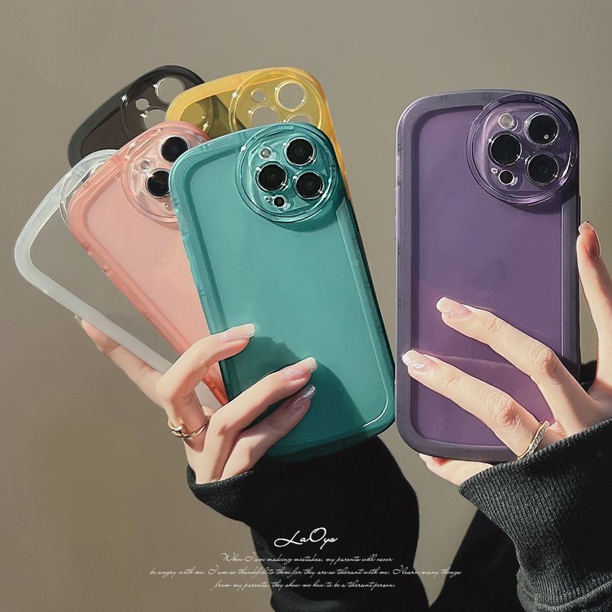 Plain Transparent Phone Case - Compatible with iPhone