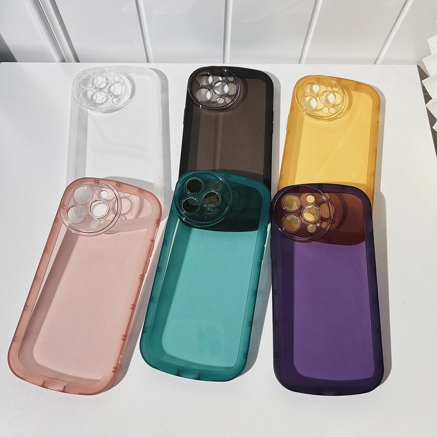 Plain Transparent Phone Case - Compatible with iPhone