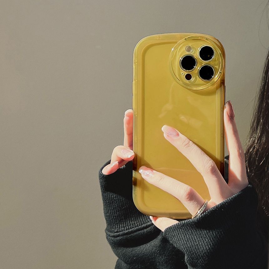 Plain Transparent Phone Case - Compatible with iPhone