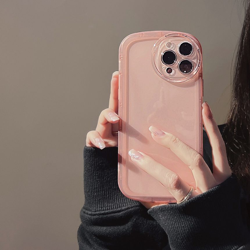 Plain Transparent Phone Case - Compatible with iPhone