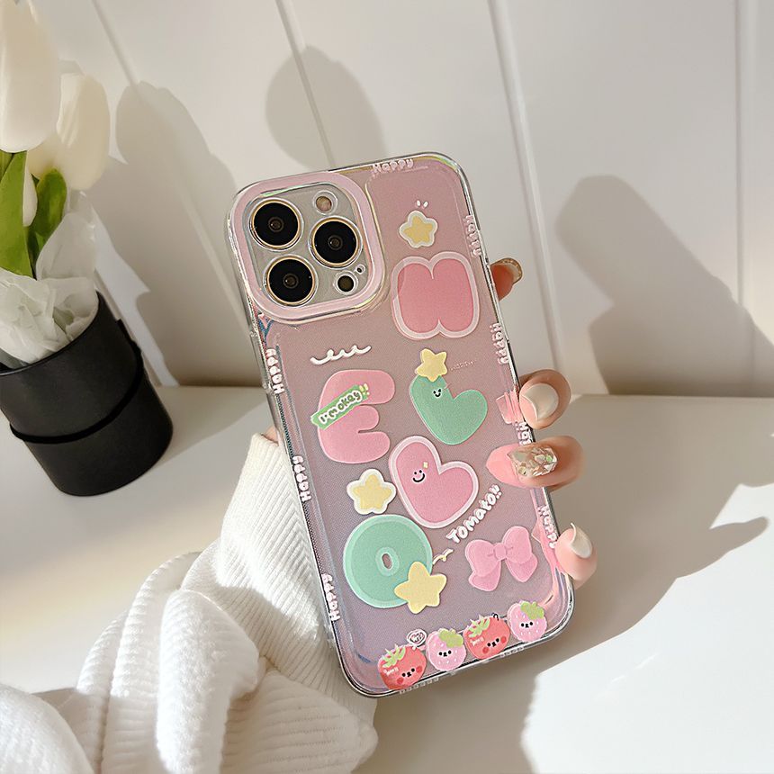 Phone Cartoon Case Holographic