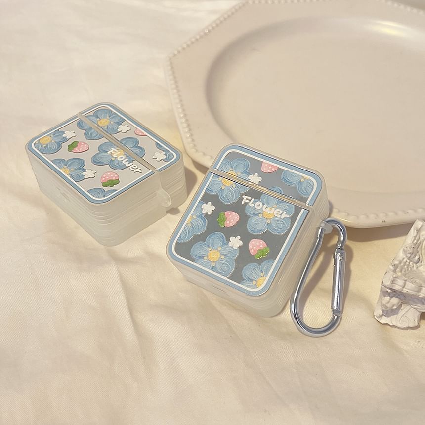 フラワーAirPods Proミラーケース/イヤホンスキン