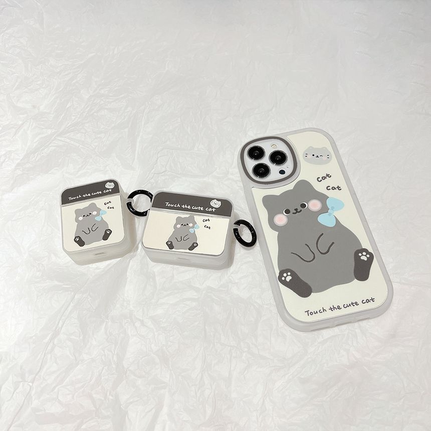 Cat Earphone Case Cover - Compatible with AirPods and AirPods Pro