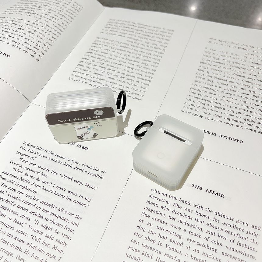 Cat Earphone Case Cover - Compatible with AirPods and AirPods Pro