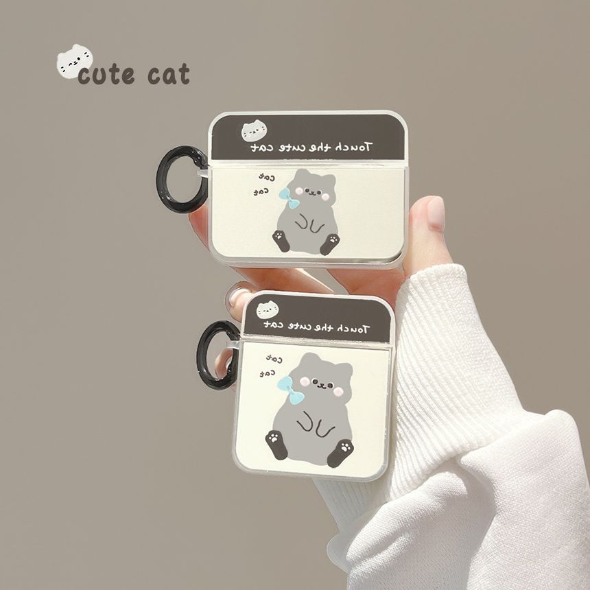 Cat Earphone Case Cover - Compatible with AirPods and AirPods Pro