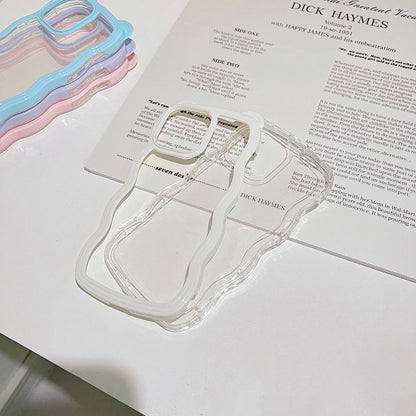 Transparent Phone Case Wavy