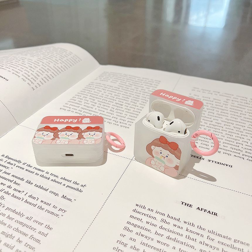 Cartoon Earphone Case Cover - Compatible with AirPods and AirPods Pro
