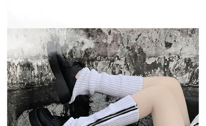 Zip Leg Knit Warmers