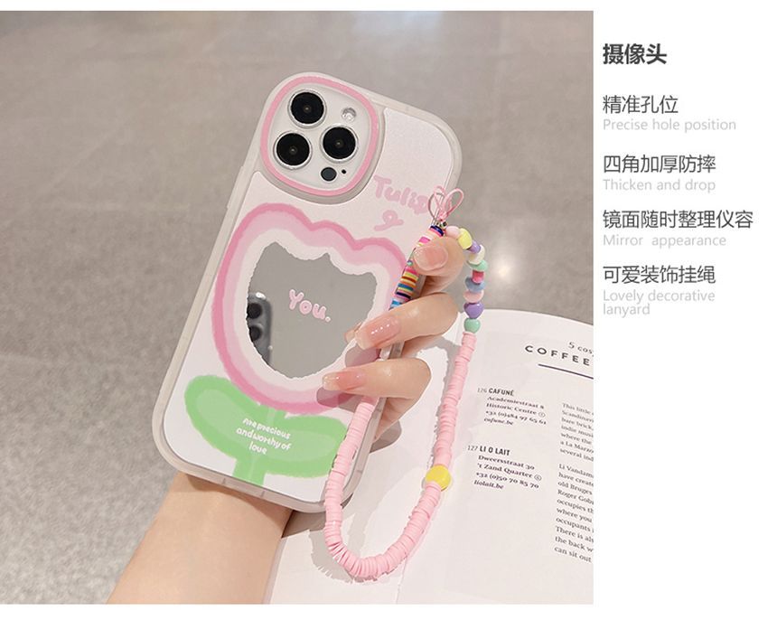 Tulip Mirrored Phone Case - Compatible with iPhone