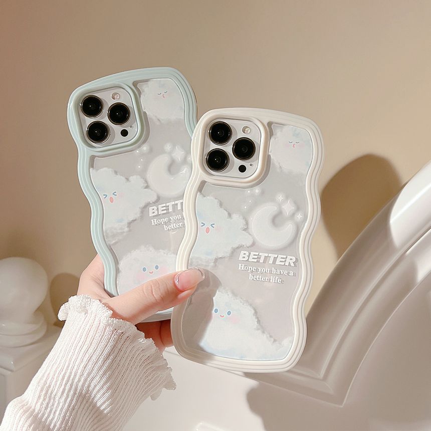 Cloud Transparent Phone Case - Compatible with iPhone