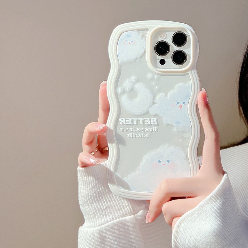 Cloud Transparent Phone Case - Compatible with iPhone
