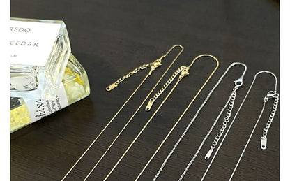 ビーンスチールステンレスペンダントネックレス（ポリッシュ仕上げ）