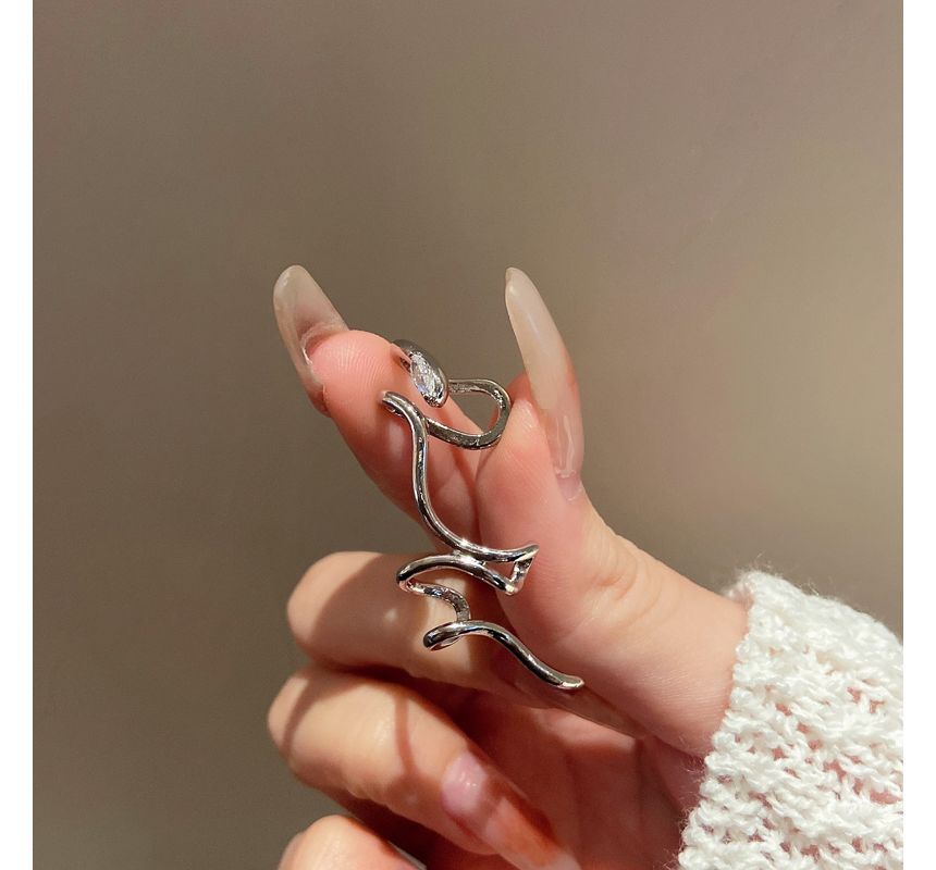 Manschettenohrring aus Schlangenlegierung