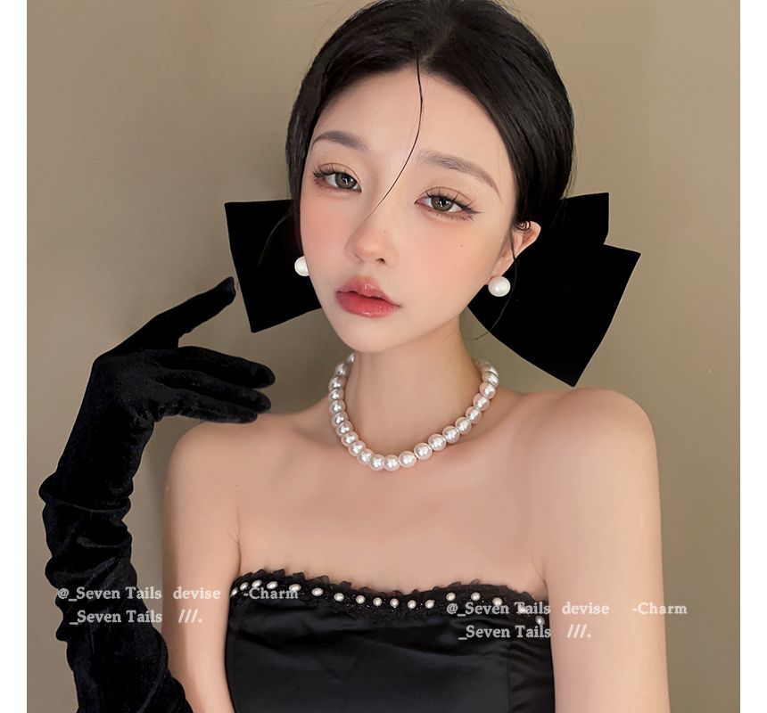 （様々なフェイクデザイン）チョーカーパール