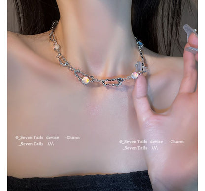 Moonstone Necklace Layered