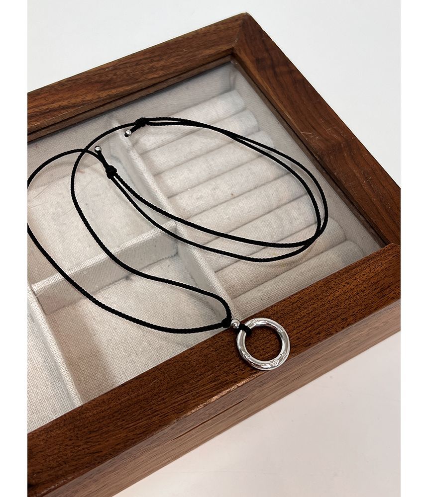 ネックレスフープ合金ストリングペンダント