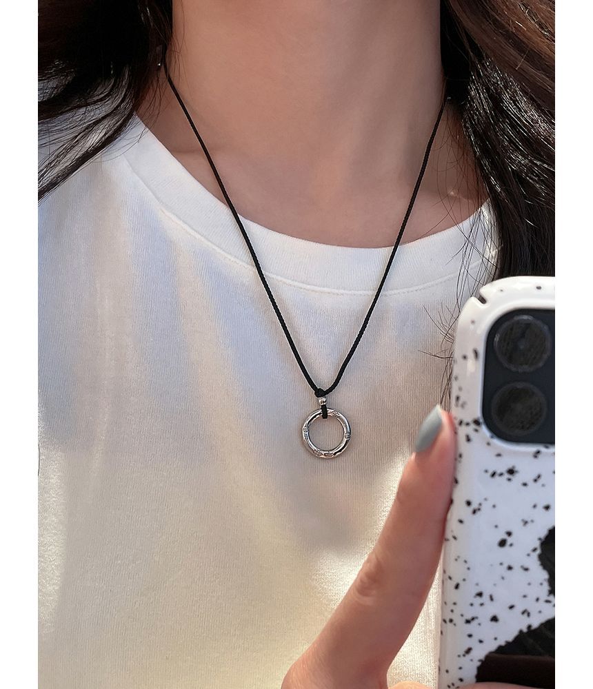 ネックレスフープ合金ストリングペンダント