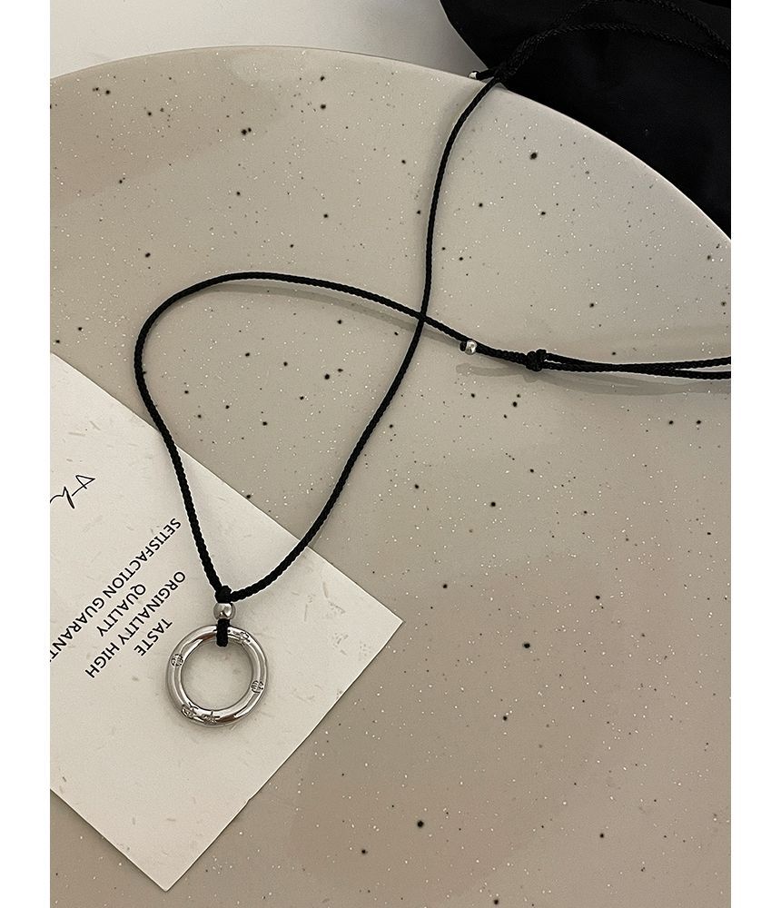 ネックレスフープ合金ストリングペンダント