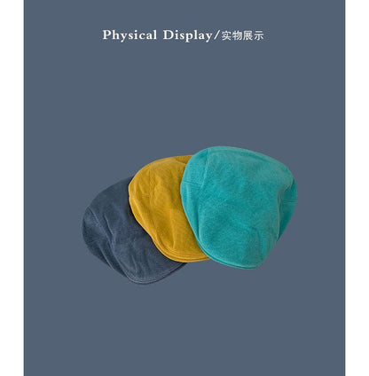 Plain Flat Cap Corduroy