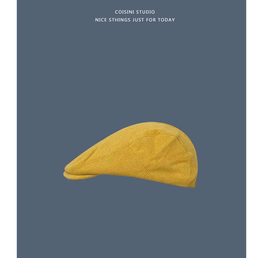 Plain Flat Cap Corduroy