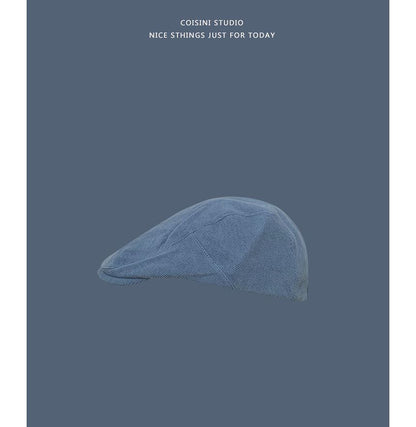 Plain Flat Cap Corduroy