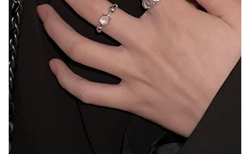 / Alloy (various Ring Open Moonstone Set designs)