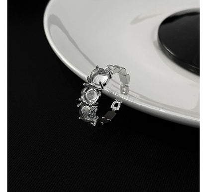 / Alloy (various Ring Open Moonstone Set designs)