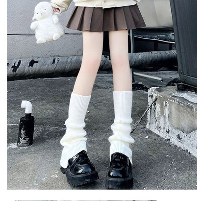 Plain Knit Leg Warmers