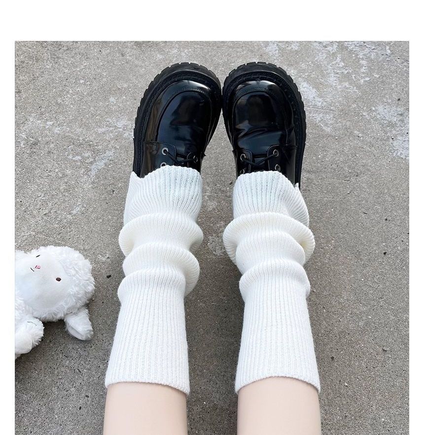 Plain Knit Leg Warmers
