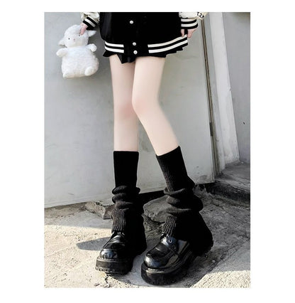 Plain Knit Leg Warmers