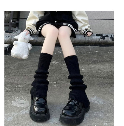 Plain Knit Leg Warmers
