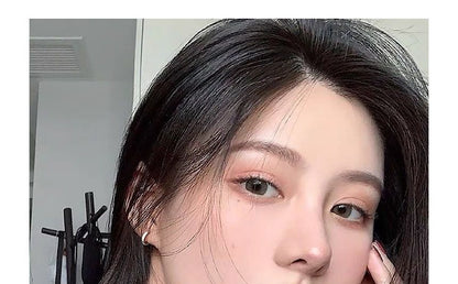 イヤリング 合金フープ ポリッシュ仕上げ