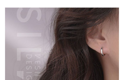 イヤリング 合金フープ ポリッシュ仕上げ