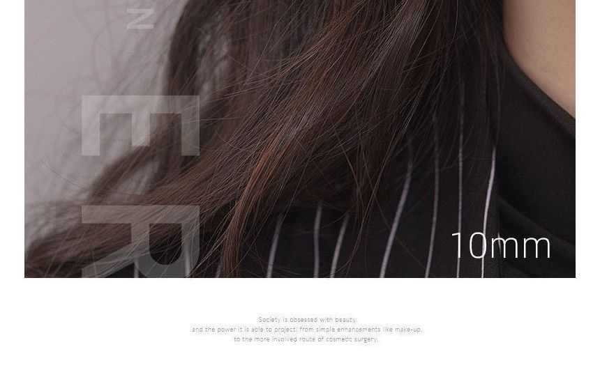 イヤリング 合金フープ ポリッシュ仕上げ