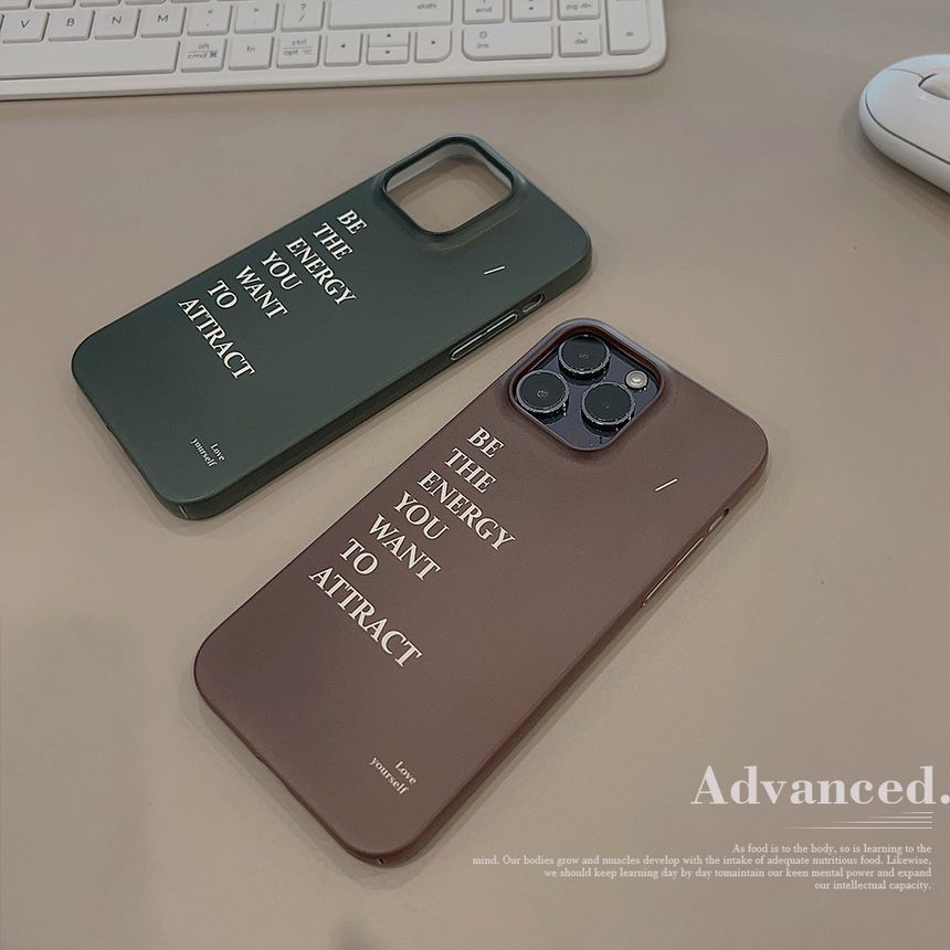 Case With Lettering Lettering Phone Case – LilyVow