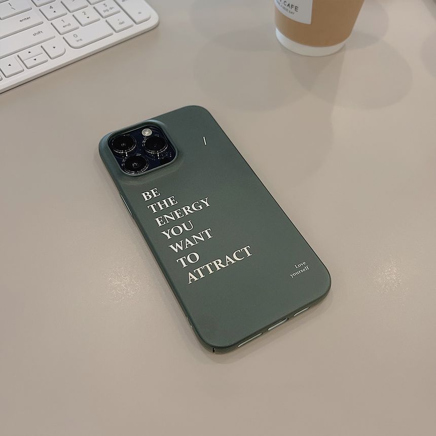 Case With Lettering Lettering Phone Case – LilyVow