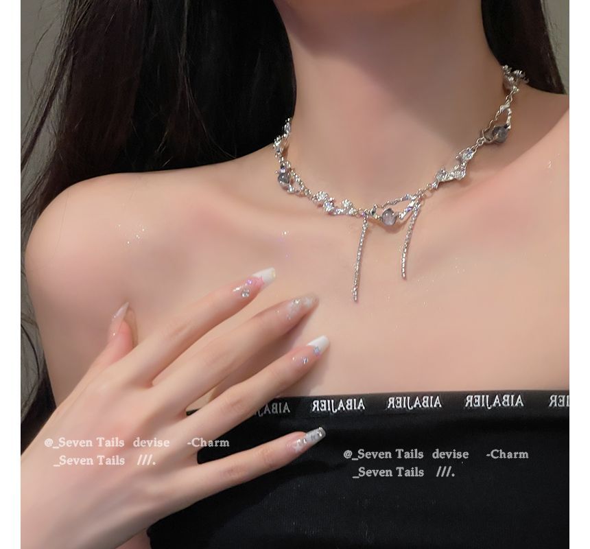 Halskette Strass