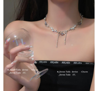 ネックレスラインストーン