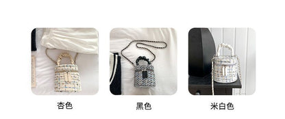 Tweed Bag Zip Crossbody