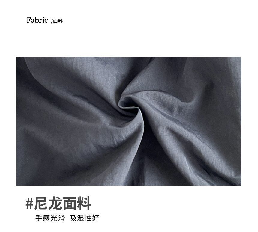 バックパック プレーンナイロン ジップ