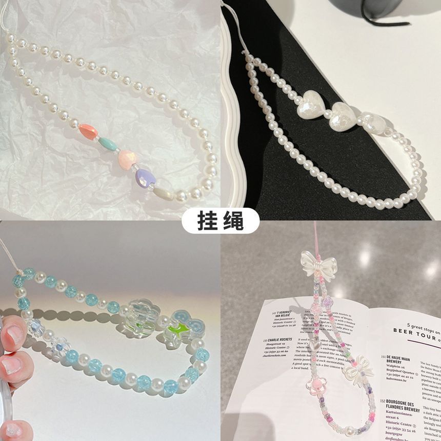 / designs) Phone (various Floral Heart Strap