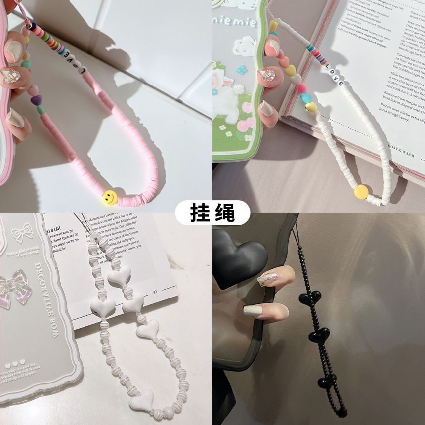 / designs) Phone (various Floral Heart Strap