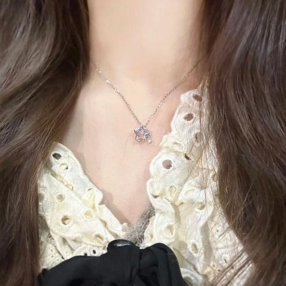 Alloy Star Choker Pendant