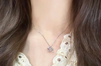 Alloy Star Choker Pendant