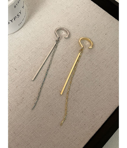 カフイヤリング フリンジ付き合金