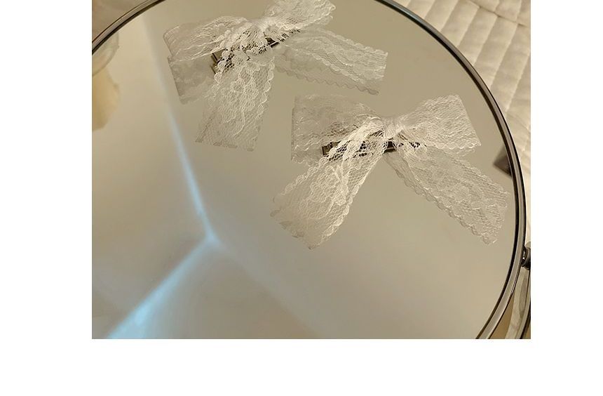 リボンヘアクリップ/セットレース