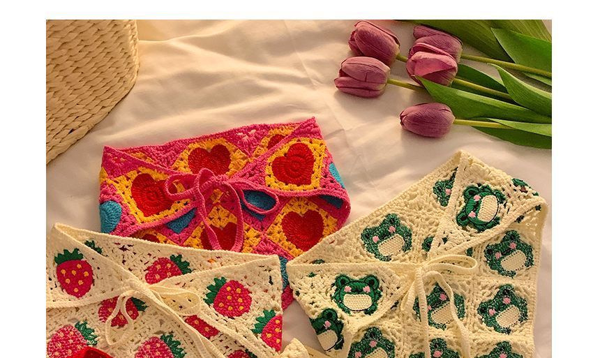 Crochet Patterned Bandana Sunglasses /