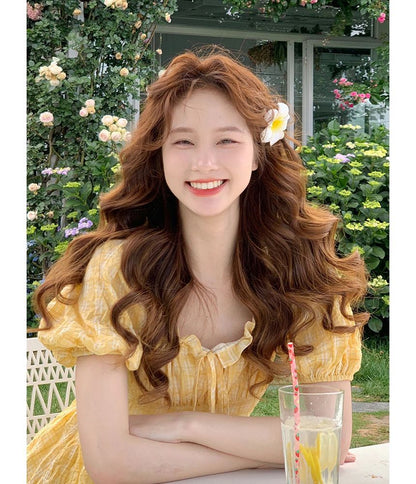 ヘアチョーカー/フラワークリップセット