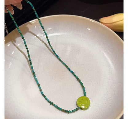 Pendant Smiley designs) Necklace (various Bead
